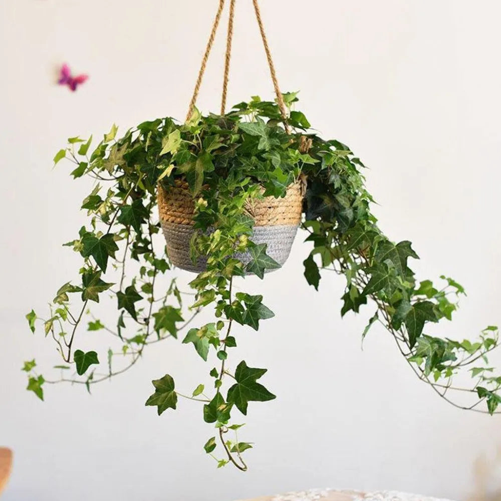 Cesta-suspensa-de-juta-vaso-armazenamento-multiuso-Loja-do-Jardinista