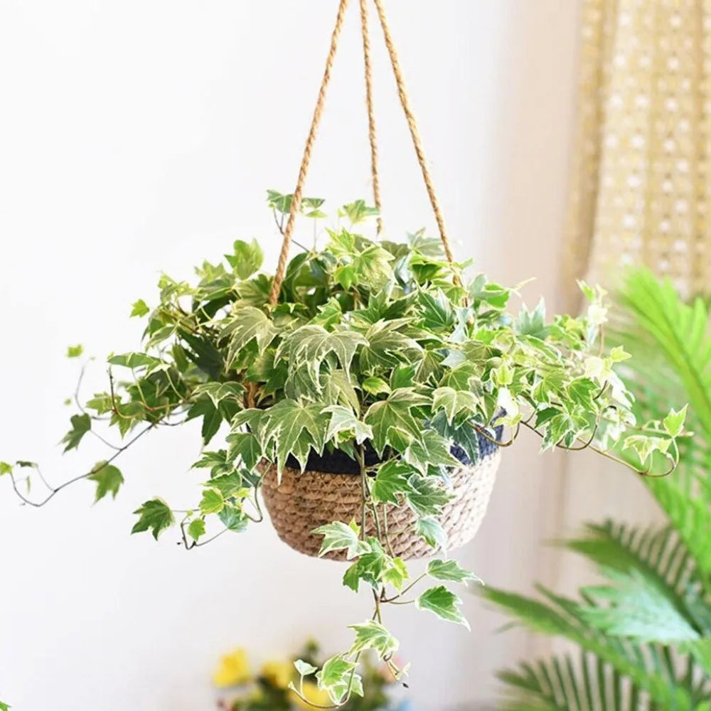 Cesta-suspensa-de-juta-vaso-armazenamento-multiuso-Loja-do-Jardinista