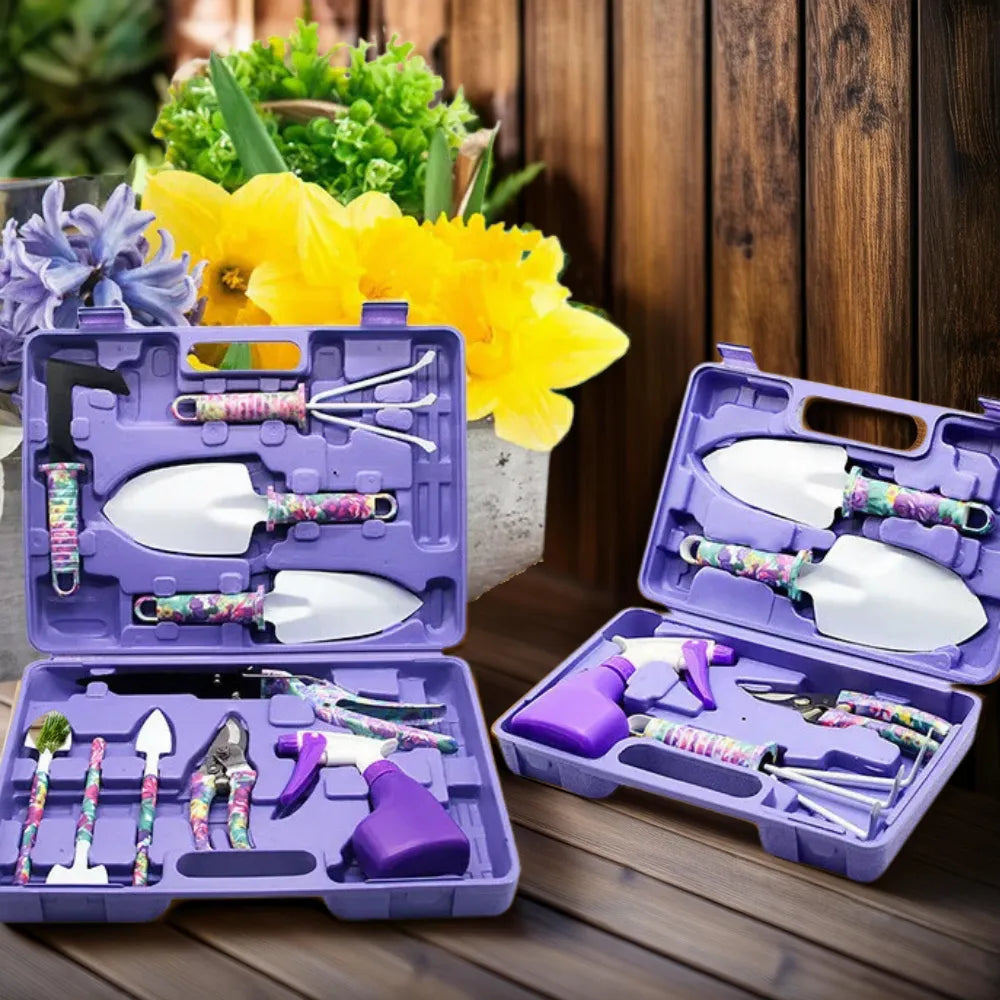 Kit-de-Ferramentas-de-Jardinagem-Multiuso-Estilizado-com-Alcas-Florais-10-Pecas-Loja-do-Jardinista