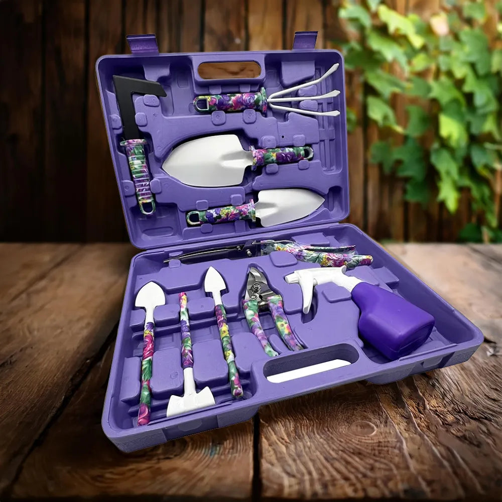 Kit-de-Ferramentas-de-Jardinagem-Multiuso-Estilizado-com-Alcas-Florais-10-Pecas-Loja-do-Jardinista