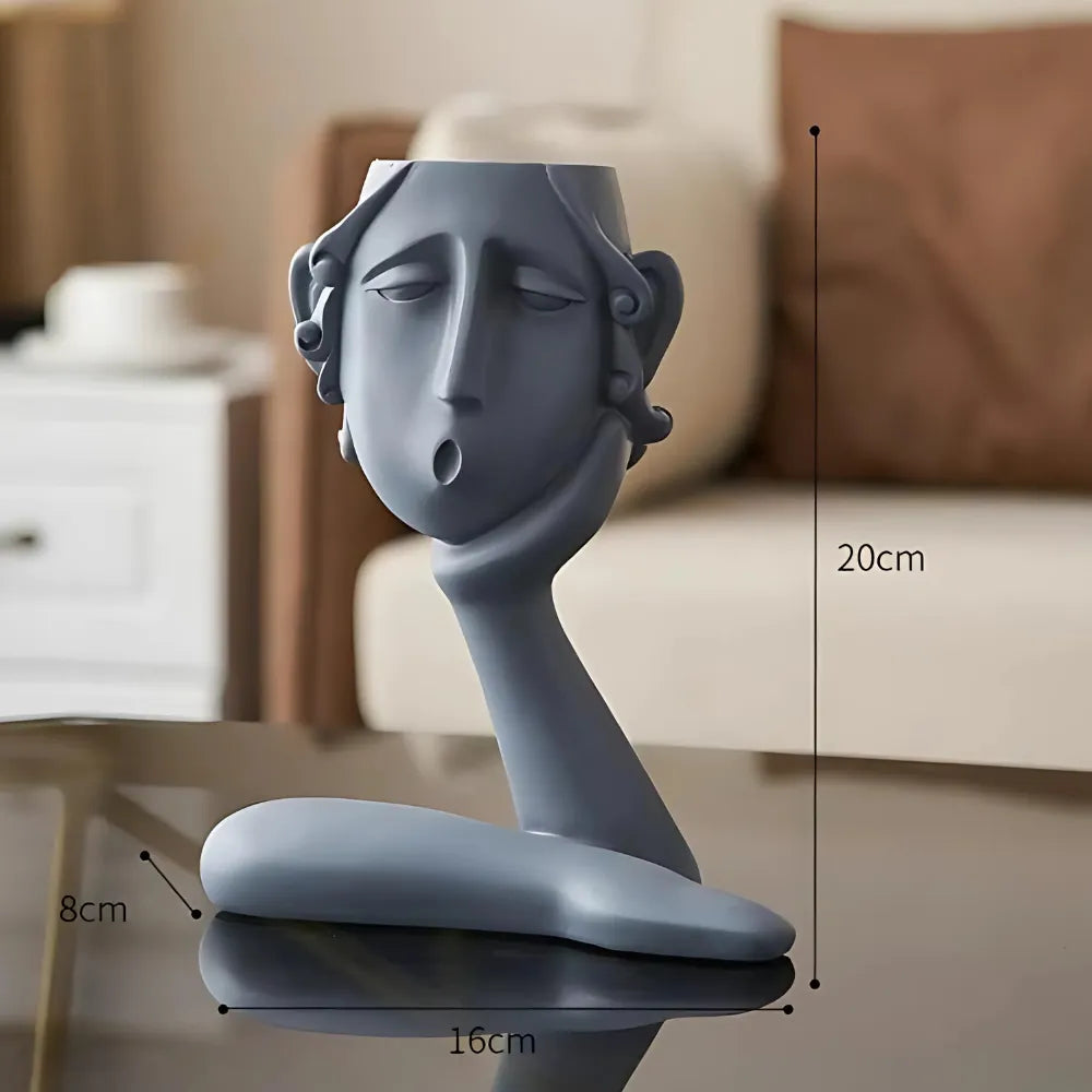 Trio-de-Vasos-Abstratos-em-Resina-Faces-Emocionais-Loja-do-Jardinista