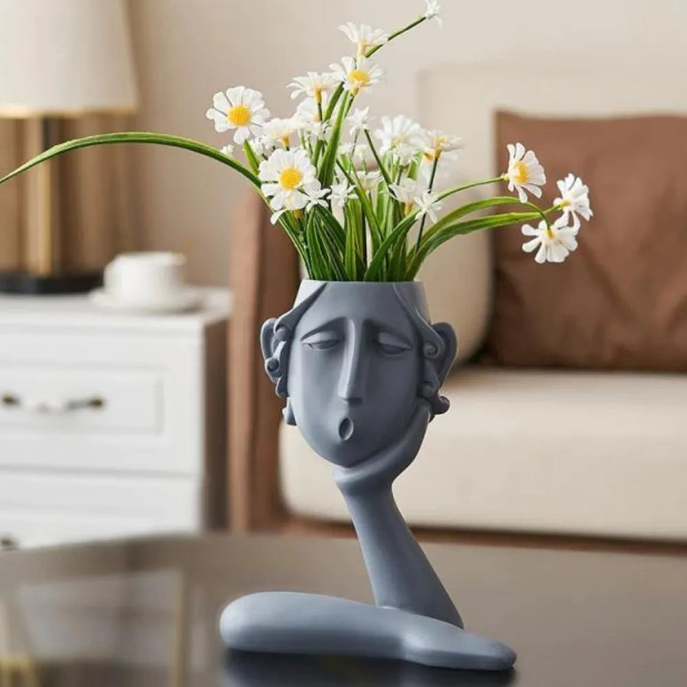 Trio-de-Vasos-Abstratos-em-Resina-Faces-Emocionais-Loja-do-Jardinista