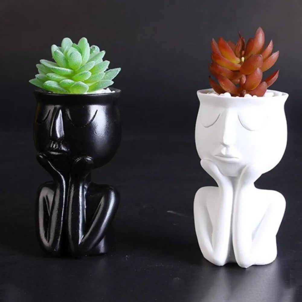 Vaso-de-Ceramica-Rosto-Abstrato-Rosto-em-Repouso-Decoracao-Divertida-e-Ecologica-Loja-do-Jardinista