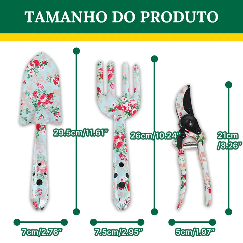 Conjunto-de-Ferramentas-Estampadas-para-Jardinagem-Pa-Garfo-e-Tesoura-de-Poda-loja-do-jardinista