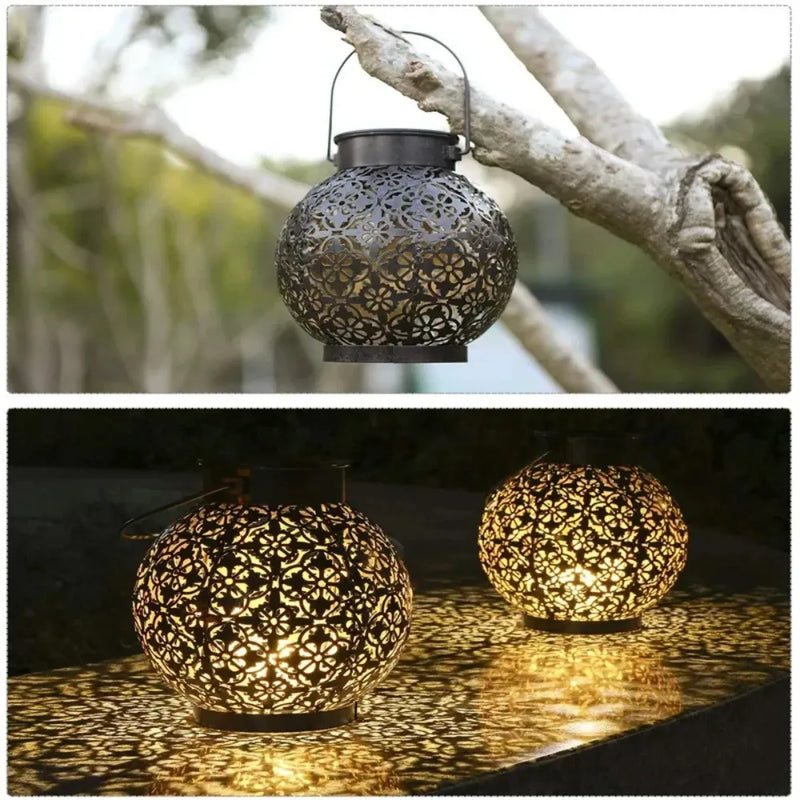 Com resistência a todas as condições climáticas, de calor extremo a geadas, a lanterna é ideal para iluminação externa, podendo ser pendurada em galhos de árvores, sendo uma decoração única para seu jardim.