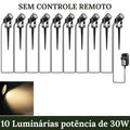 10 Luminárias de 30W sem controle remoto