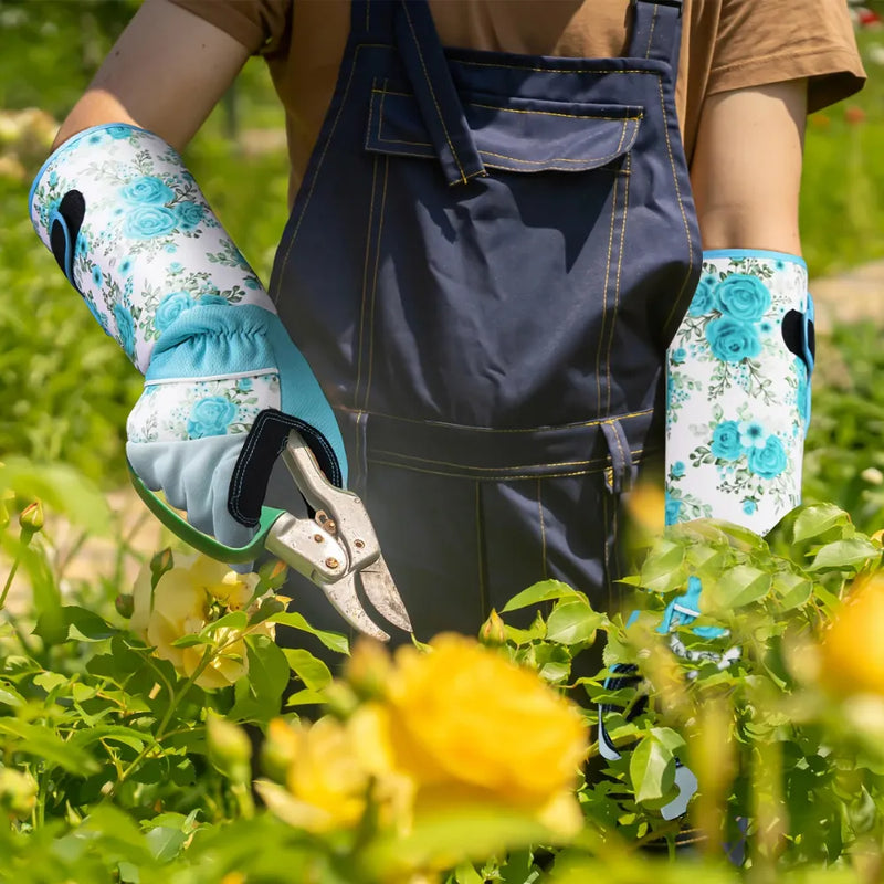 Luvas-de-Jardinagem-Estampadas-Azul-Protecao-e-Estilo-com-Conforto-Respiravel-Loja-do-Jardinista