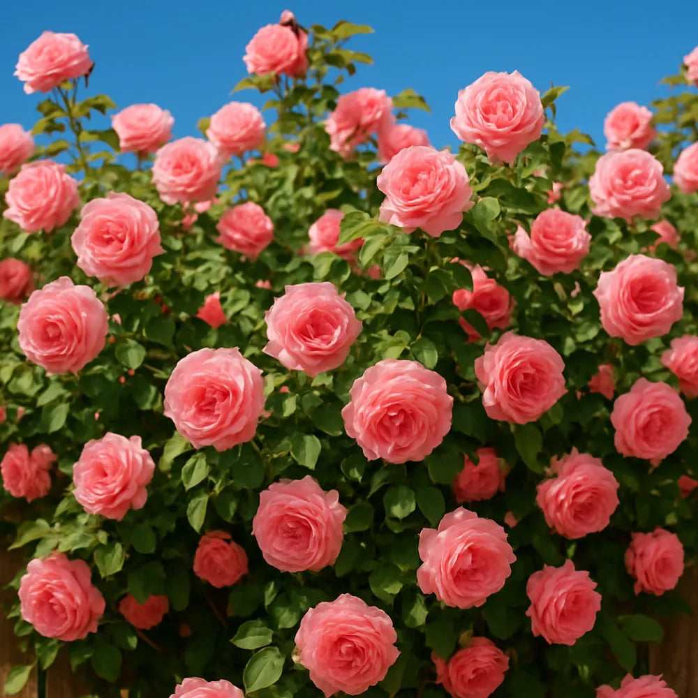 Sementes-rosa-trepadeira-encanto-perene-Loja-do-Jardinista-Rosa