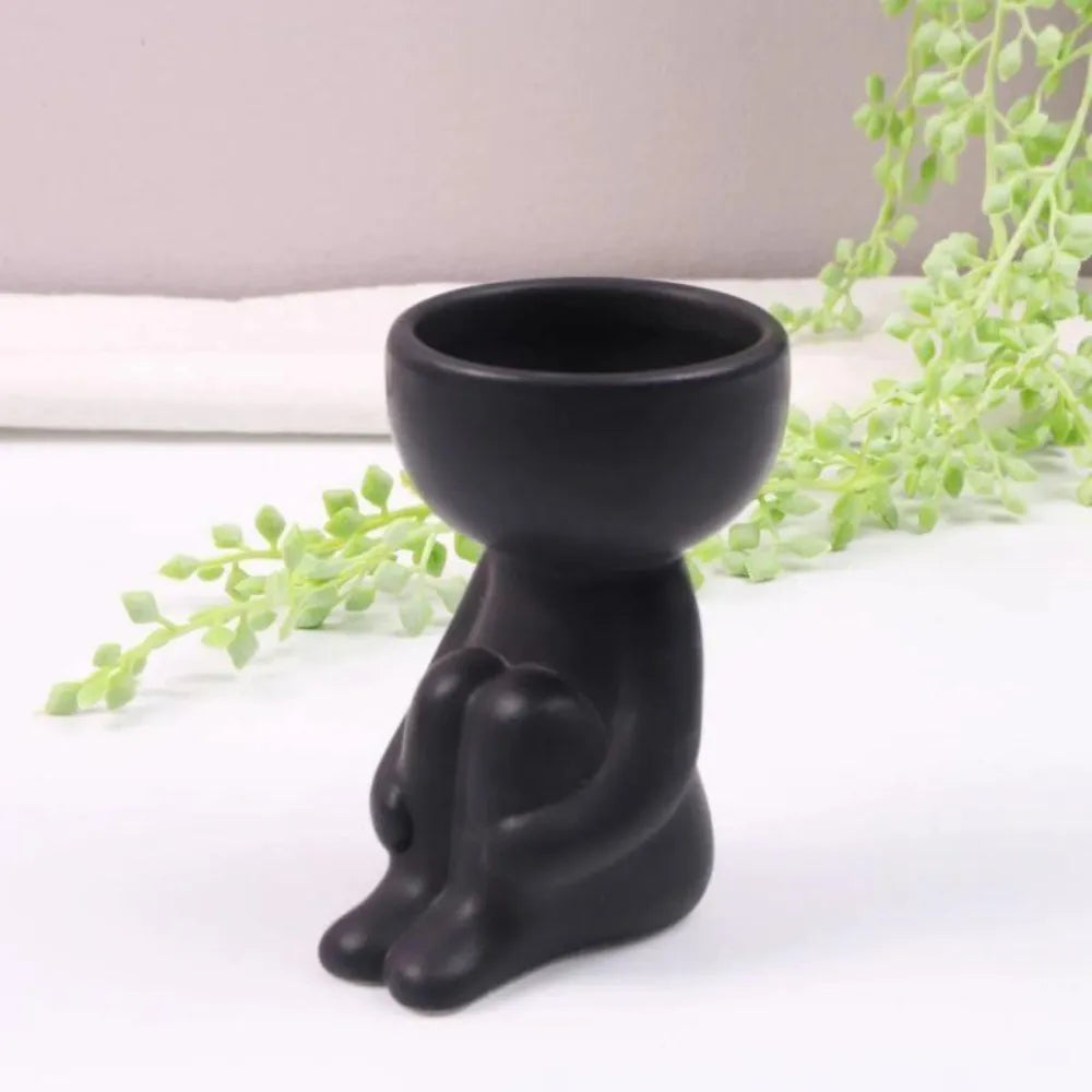 Vaso-Ceramico-Humanoide-Little Human-para-Suculentas-Loja-do-Jardinista