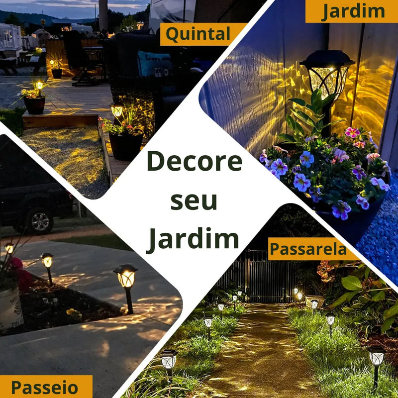 Perfeita para decoração de Jardins, quintais, passarelas, passeios e Parques.